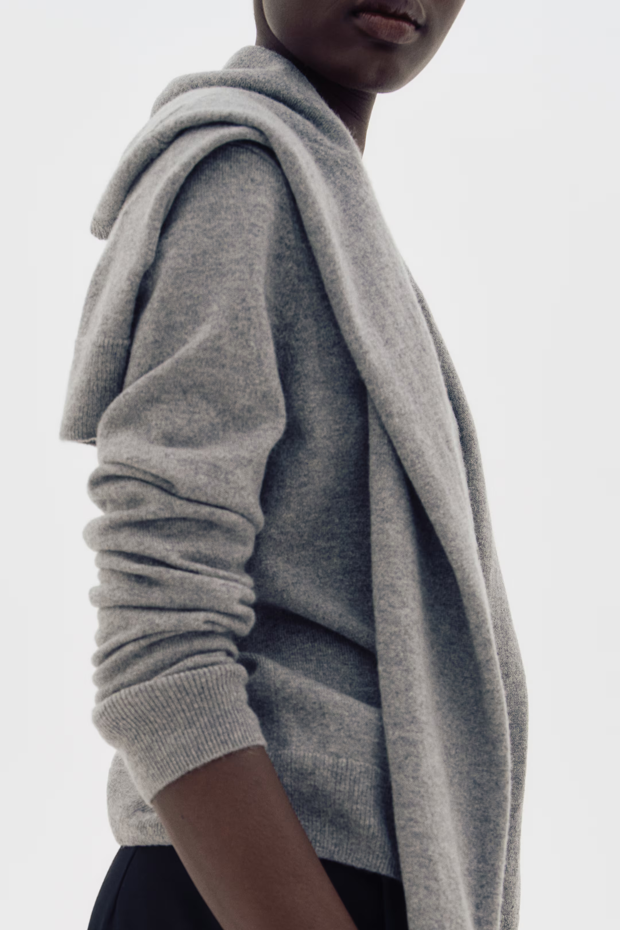 Cashmere Cardigan - Gray melange - Ladies | H&M US | H&M (US + CA)