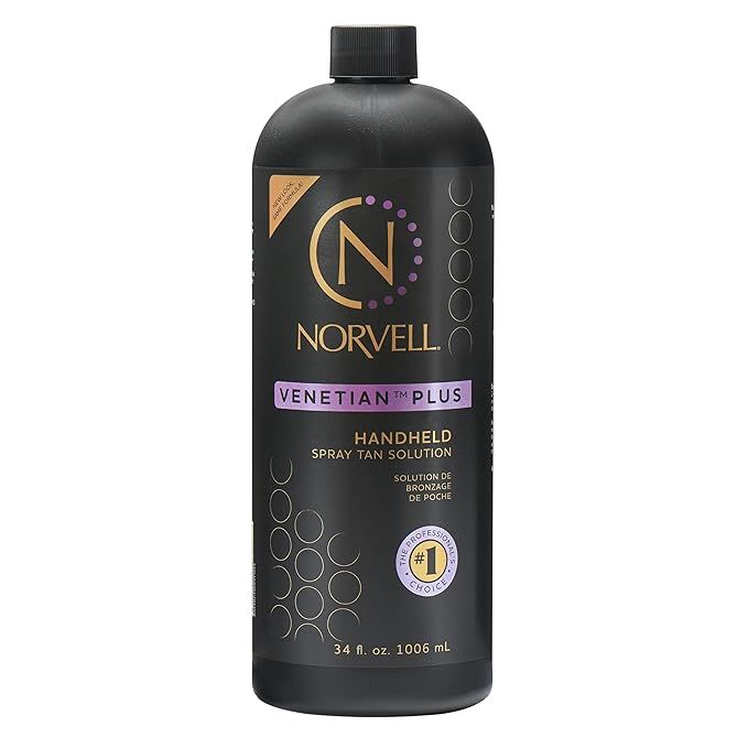Norvell Premium Professional Sunless Tanning Spray Tan Solution - Venetian Plus, 1 Liter | Amazon (US)