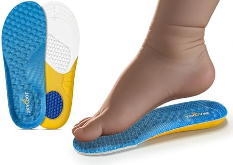 Skyfoot Shoe Insoles for Kids Worn Down Inserts Replacement, Comfy, Breathable, Cut to Fit Sturdy... | Amazon (US)