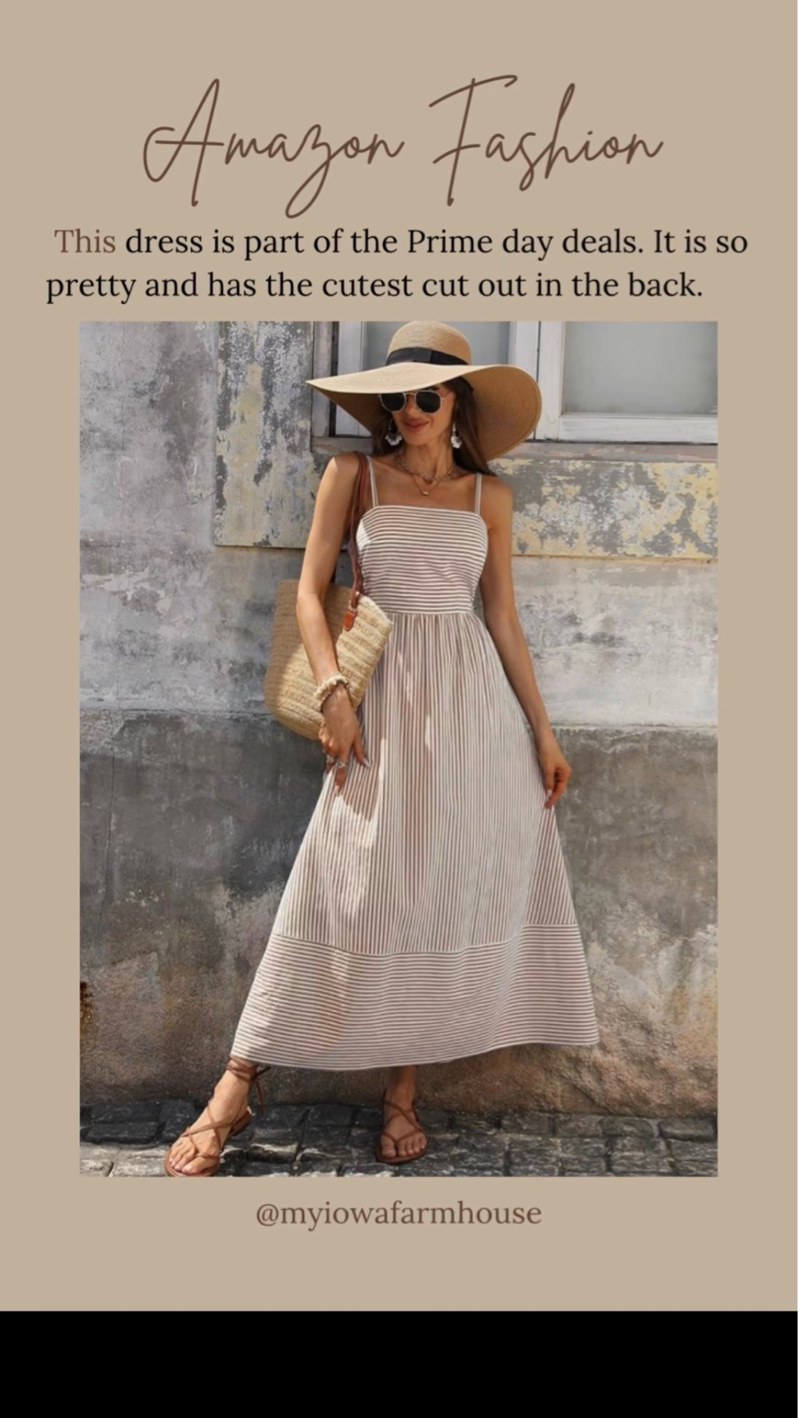 This dress as part of Amazon prime day deals. It is the perfect summer dress that you can wear for so many occasions. How’s the cutest cut out in the back! ￼

#LTKSaleAlert #LTKPetite #LTKWedding