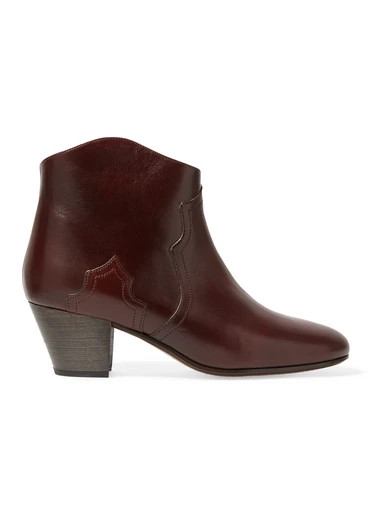 Étoile Dicker leather ankle boots | NET-A-PORTER (UK & EU)