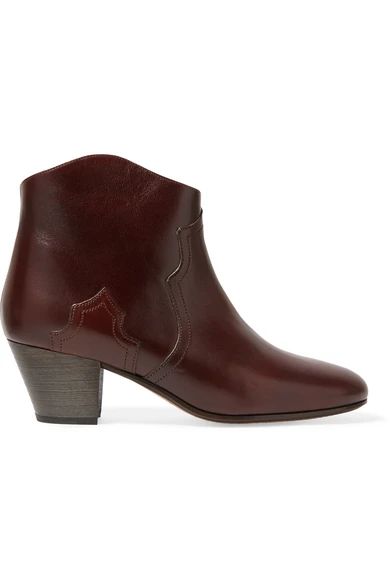 Étoile Dicker leather ankle boots | NET-A-PORTER (UK & EU)