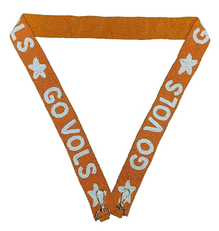 Handmade Beaded Purse Strap Vols Tenness- 47 Inches Long And 1.5 Inches Wide (vol) | Amazon (US)