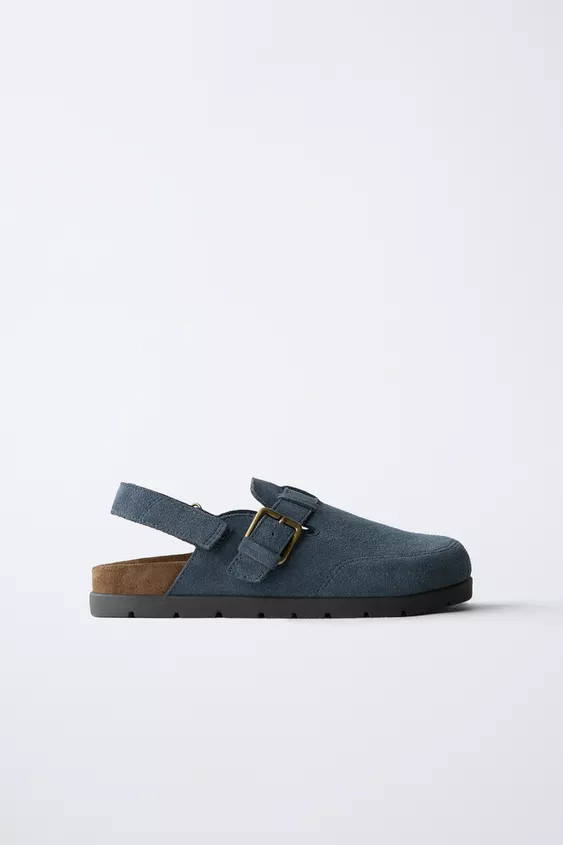 STORIESZ - SPLIT LEATHER CLOGS | Zara US