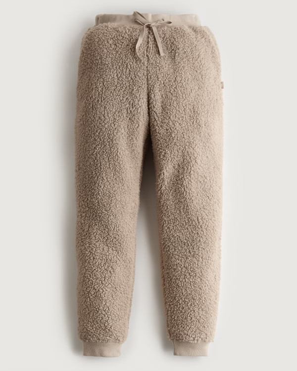 Damen Gilly Hicks Jogger aus kuscheligem Nubby Sherpa | Damen | HollisterCo.com | Hollister (EU)