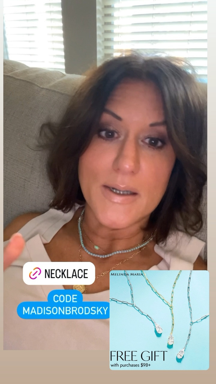Blue opal tennis necklace.  Great time to get it because you get a free necklace with purchase! 

#LTKStyleTip #LTKOver40