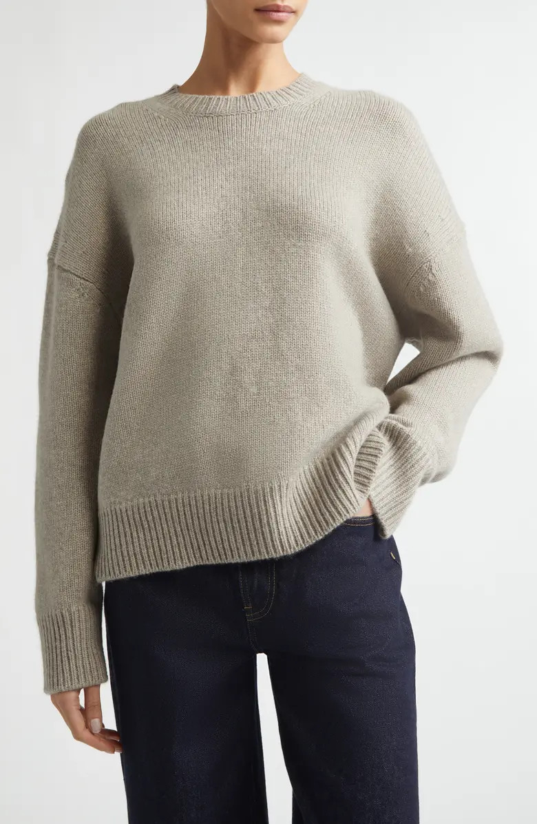 Pia Oversize Cashmere Crewneck Sweater | Nordstrom