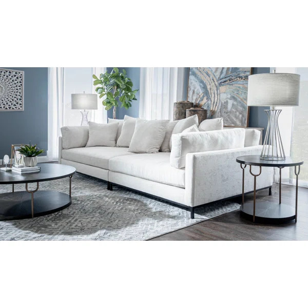Veda 118'' Square Arm Sofa | Wayfair North America