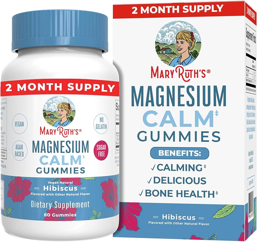 MaryRuth's Magnesium Citrate Gummies | 2 Month Supply | Sugar Free | Magnesium Supplement | Calm ... | Amazon (US)