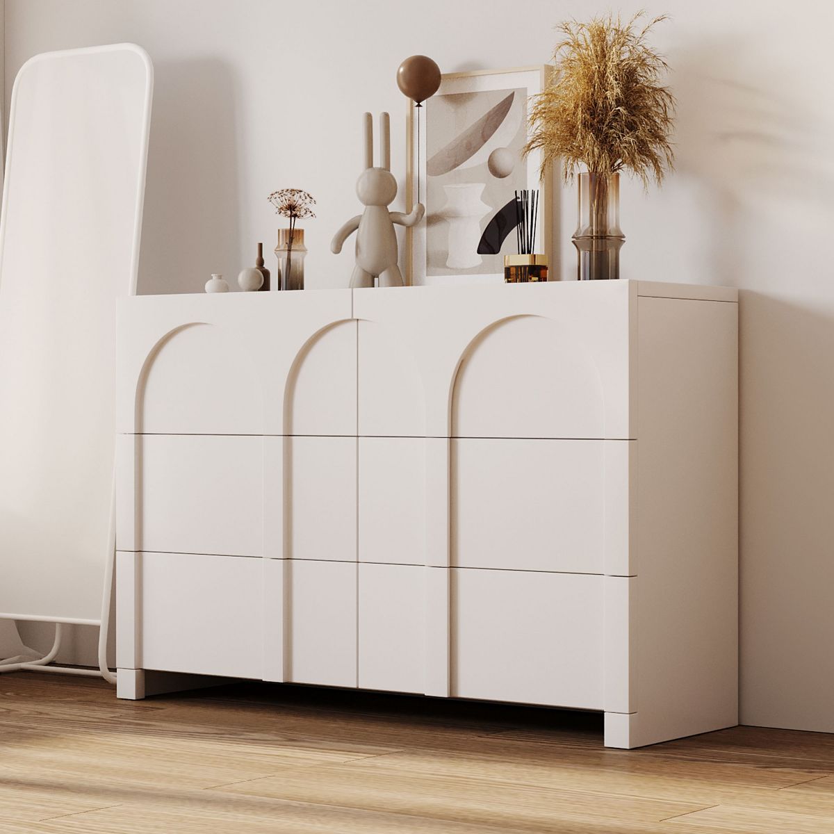 Modern Dresser with Arch Design, Sideboard Cabinet with Storage Spaces-ModernLuxe | Target