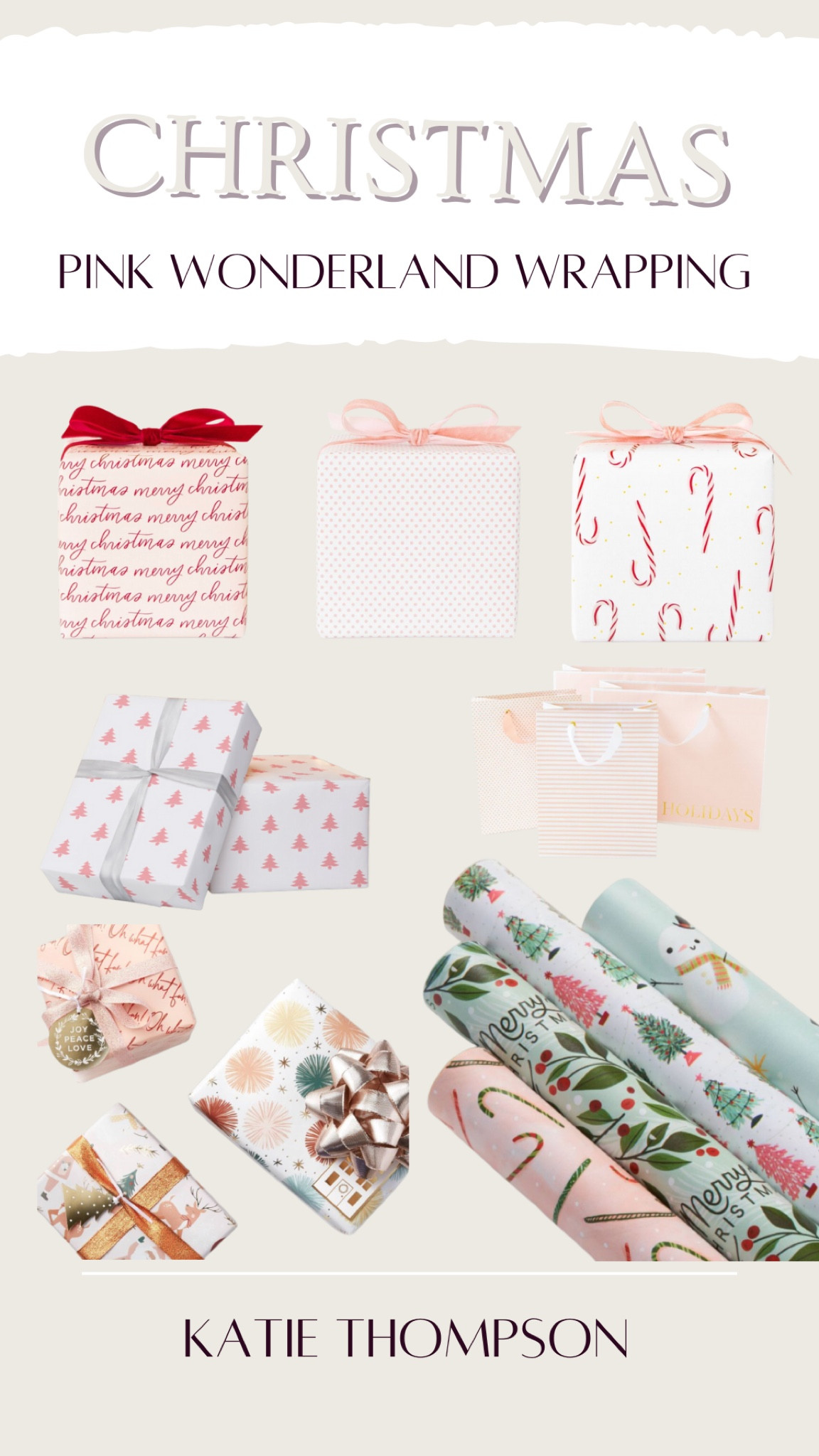 New Sugar Paper x Target Christmas Wrapping Paper / Christmas wrapping paper gift bags and boxes Target finds pink red white gold gift wrap 

#LTKunder50 #LTKHoliday #LTKSeasonal