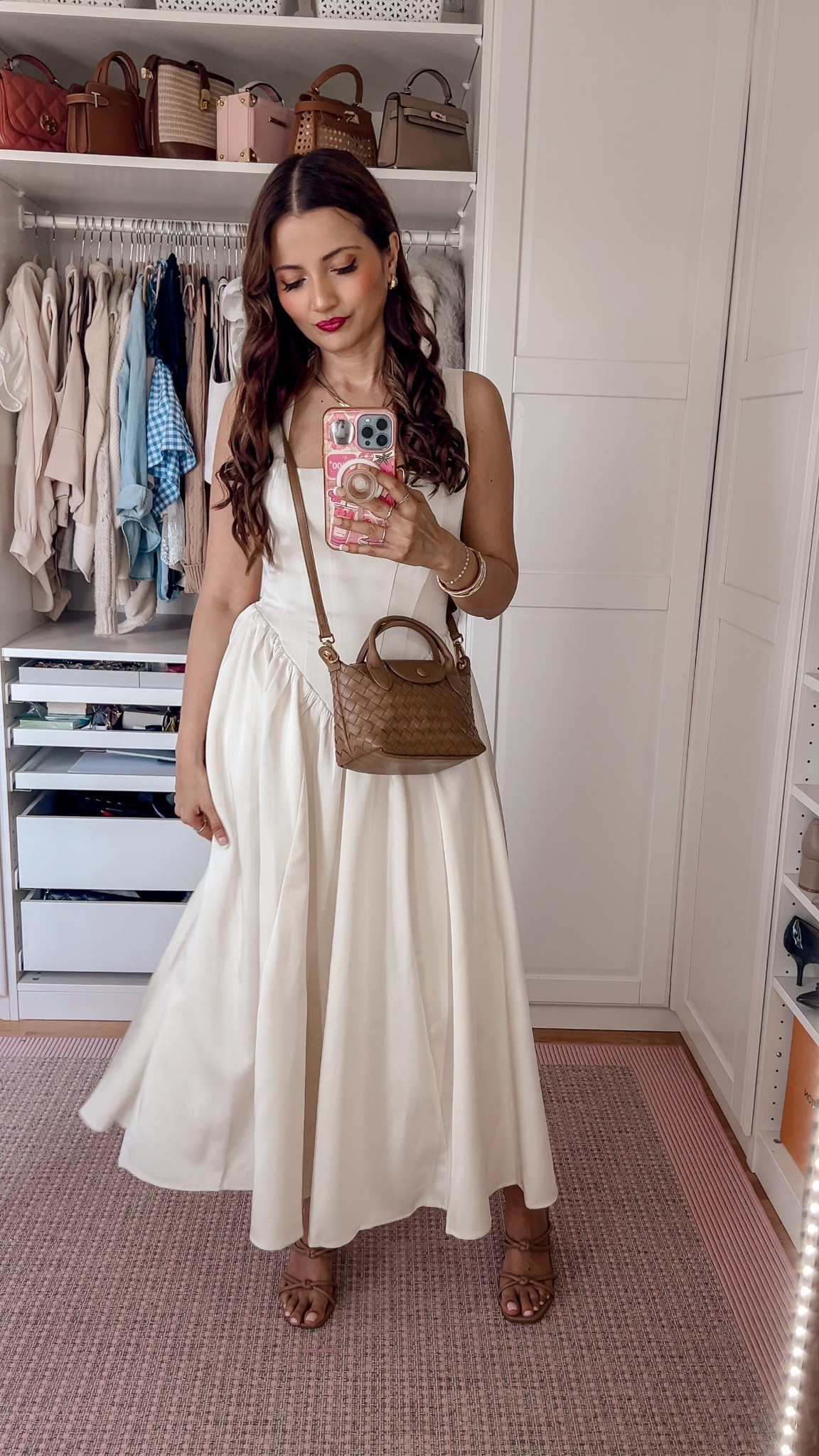 Commense dress Amazon woven crossbody bag 

I’m 5’4 and wearing a size S in the dress 

#LTKsummer #LTKwedding #LTKcanada