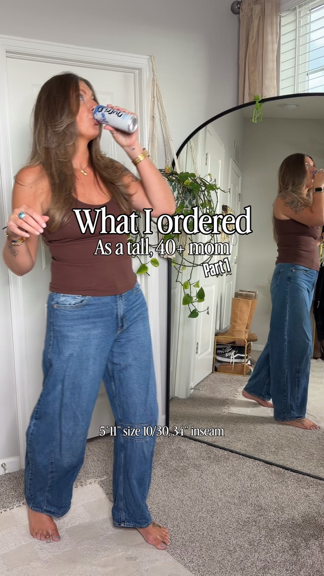 ✨Large brown tank, 30 tall barrel jeans
✨large grey pants (each color runs differently in length)
✨medium green tank
✨large taupe pants (men’s)
✨large white halter tank
✨large grey tee and medium brown shorts
✨xl tall jacket (can stay tts but I wanted it more oversized) 
✨large long grey pants (medium was too tight)

#LTKTall #LTKOver40 #LTKSaleAlert