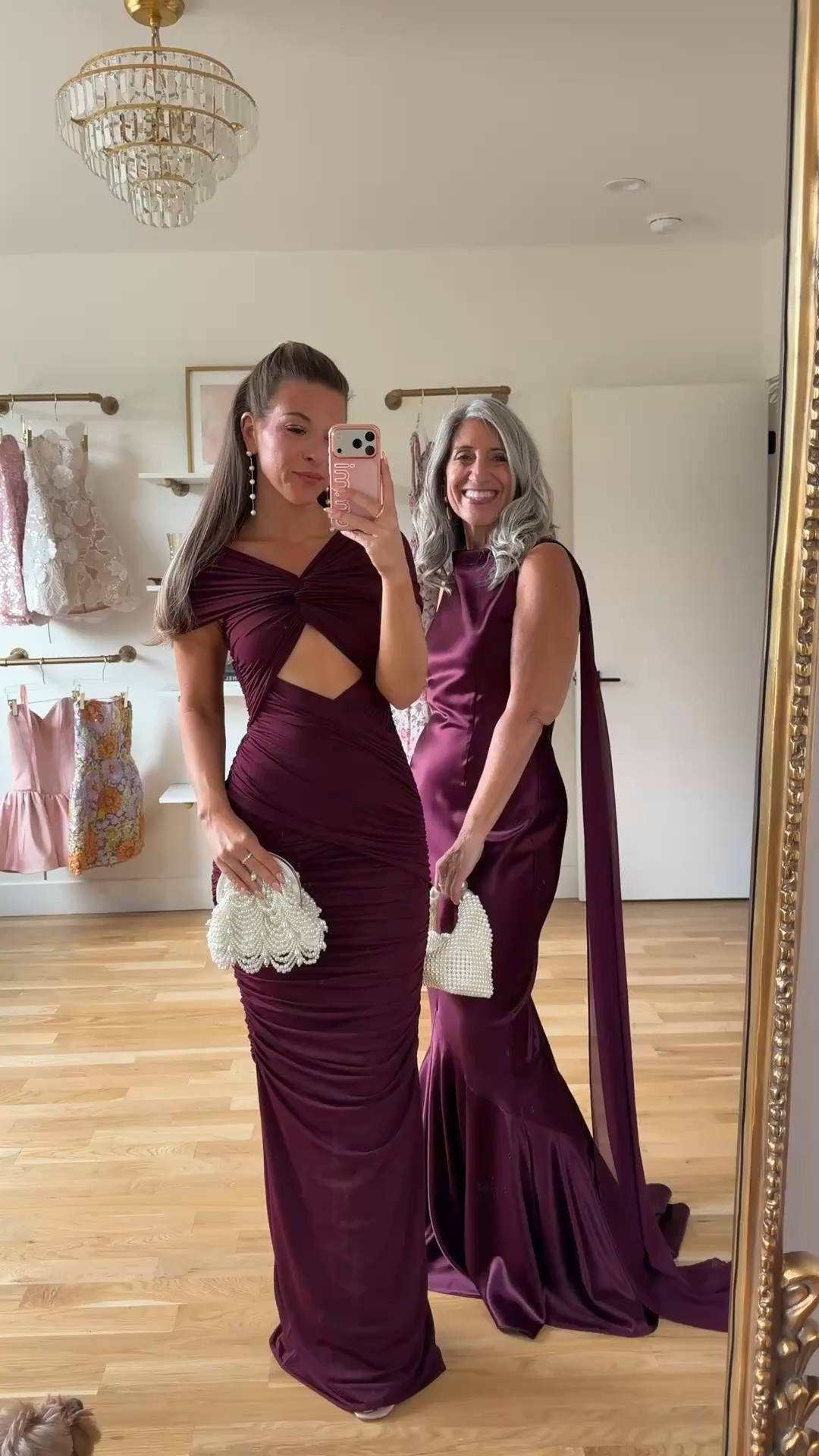 Burgundy ruched gown with a cutout waist, plum satin gown with high neckline, and flowing back sash mom and me formal wedding guest and mother of the bride dresses 💍

revolve code: tulip

I’m 5’4” and wear a size small/2 

mom is 5’4” and wears a medium/6

fall wedding guest dresses, wedding guest dresses, cocktail dresses, semi-formal dresses, black tie wedding guest dresses, destination wedding guest dresses, garden party dresses, wedding guest outfit ideas, mom & me outfits, mom & me dresses, matching outfits, mother daughter outfits, family photo outfits, wedding guest dresses, mother of the bride, mother of the groom, wedding guest outfit ideas

#LTKWedding #LTKSeasonal #LTKgrwm