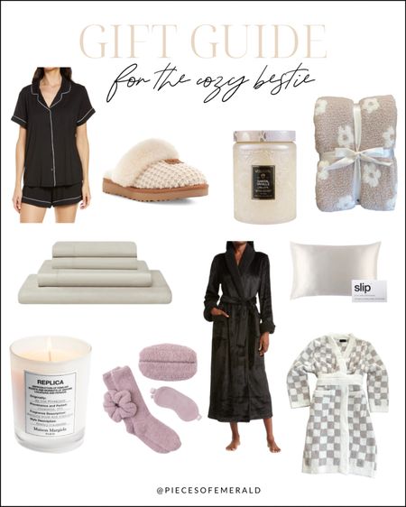 Gift guide for the cozy bestie, perfect gift ideas to give to your bestie this holiday season. 

#LTKGiftGuide #LTKbeauty