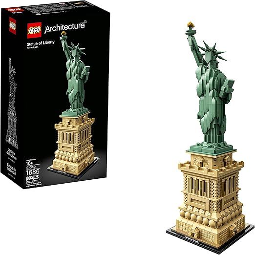 LEGO Architecture Statue of Liberty 21042 Model Building Set, Collectable New York Souvenir, Gift... | Amazon (US)