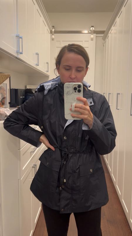 Amazon rain jacket with a feminine cut! On sale right now (and don’t forget to click the coupon). Comes in 8 colors. I’m wearing the blue in a small. 



#LTKstyletip