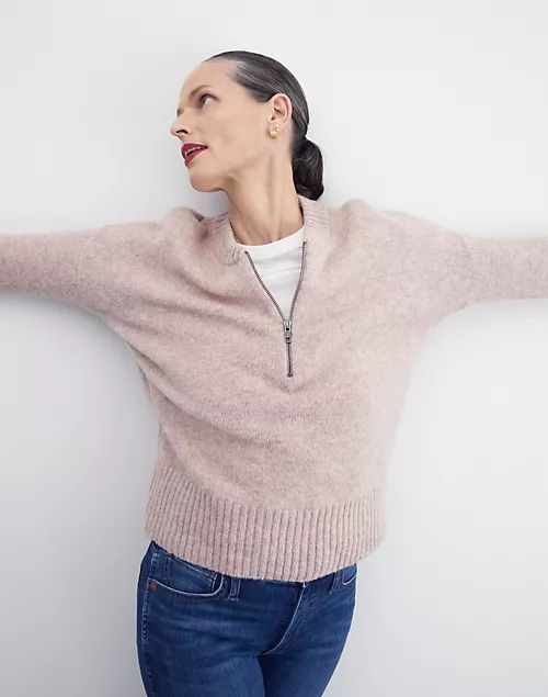 York Half-Zip Pullover Sweater | Madewell