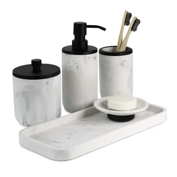 Lyme Regis 5-Piece Bathroom Accessory Set | Wayfair North America