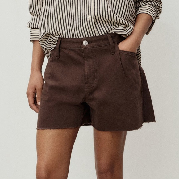 Mango Dark Brown Women's Shorts | Poshmark
