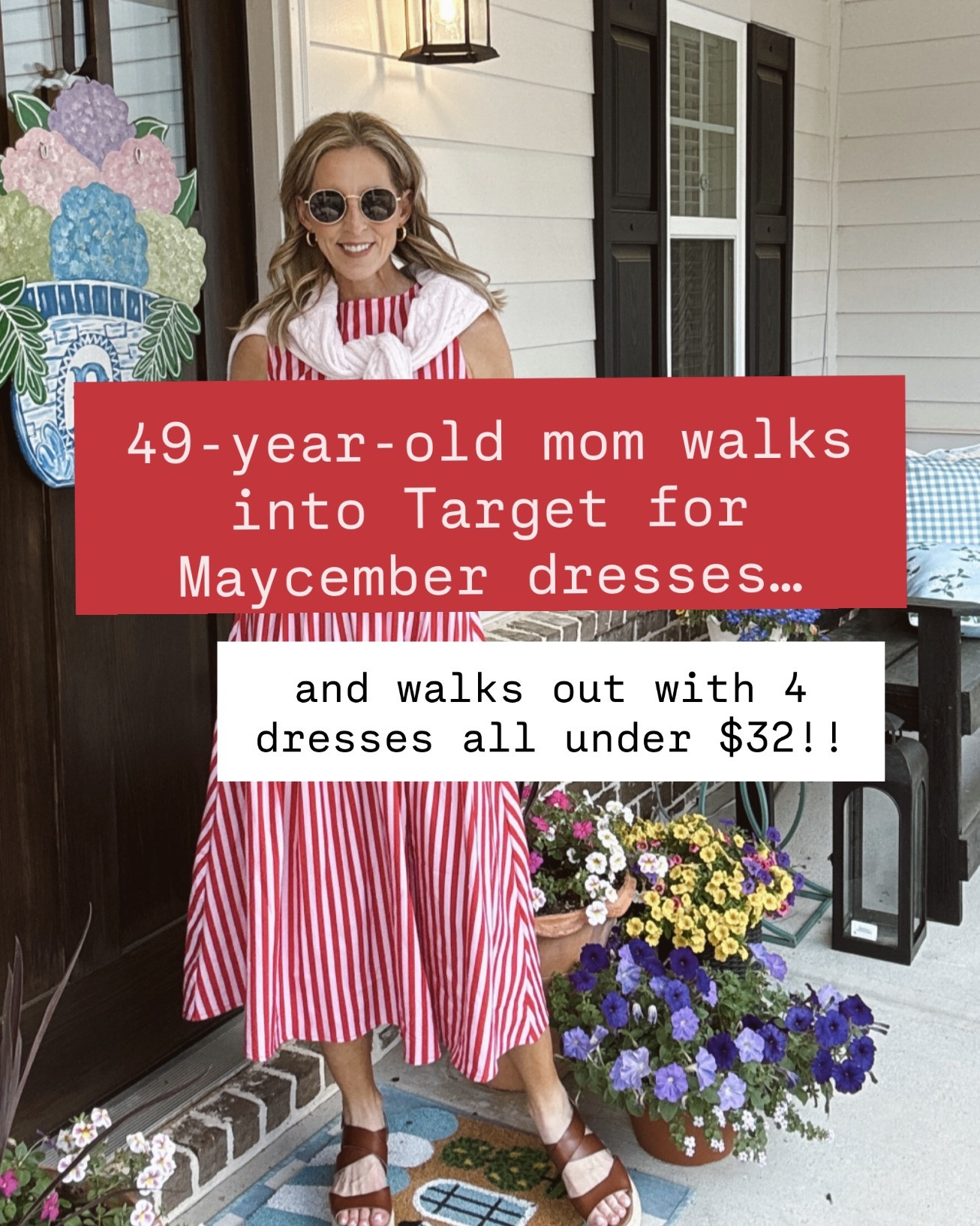 Follow and Comment for all the links!! Target sale on dresses this week! 

49-year-old mom walks into Target for Maycember… and somehow leaves with four dresses all under $32.

These are the kind of dresses you throw on and instantly feel put together. Easy, flattering, and perfect for everything on the calendar right now… end of school, graduations, dinners, all of it. Even better, every single one is on sale.

Wearing S in all for reference, 5’5 for reference.