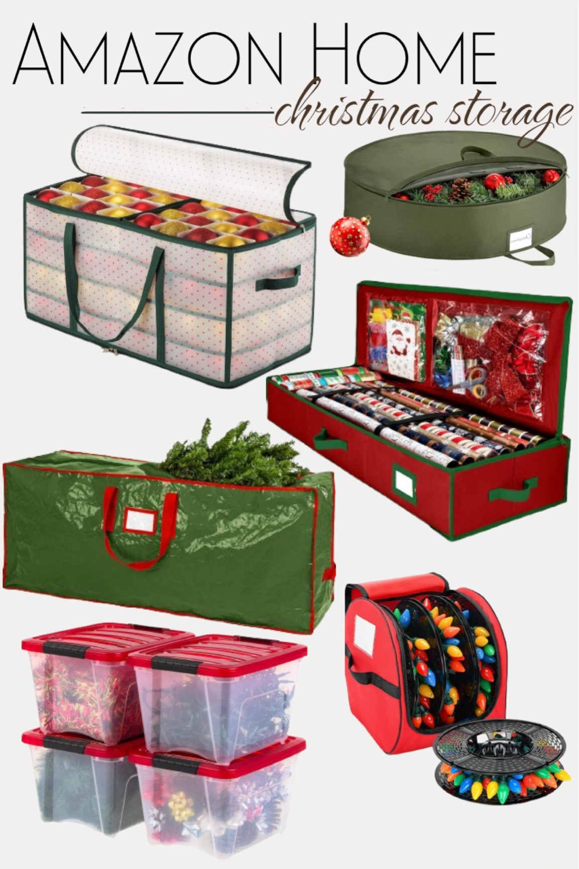 Christmas storage for your tree, wreaths, ornaments, lights….


#LTKHome #LTKHoliday #LTKSeasonal
