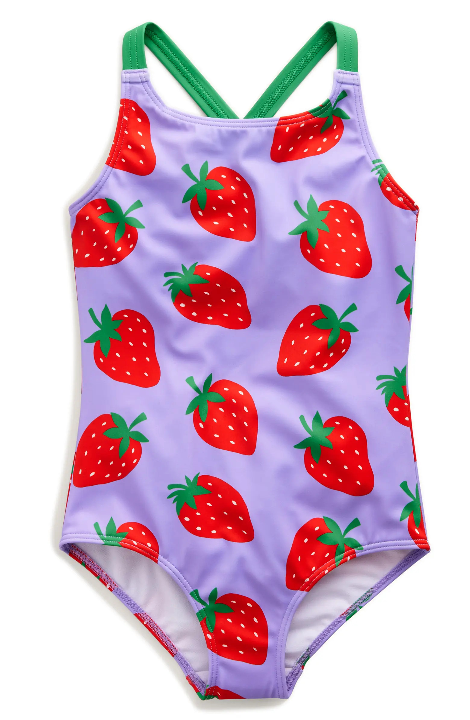 Mini Boden Kids' Crisscross Strap One-Piece Swimsuit | Nordstrom | Nordstrom