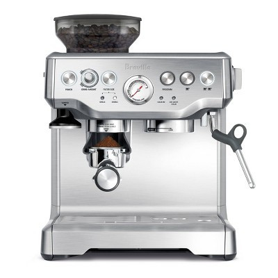 Breville Stainless Steel Barista Express Espresso Machine Light Silver BES870XL: 15 Bars Pressure, Milk Frother, Grinder | Target