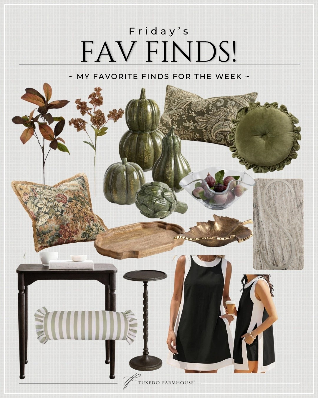 I’m thinking fall decor for this weeks Fav Finds. But how cute is that short set that looks like a dress. From Amazon, so affordable. Super comfy, TTS.

#LTKSeasonal #LTKHome #LTKOver40