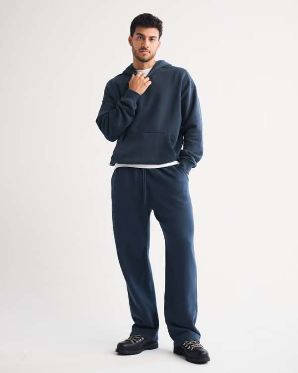 Essential Baggy Open-Hem Sweatpant | Abercrombie & Fitch (US)