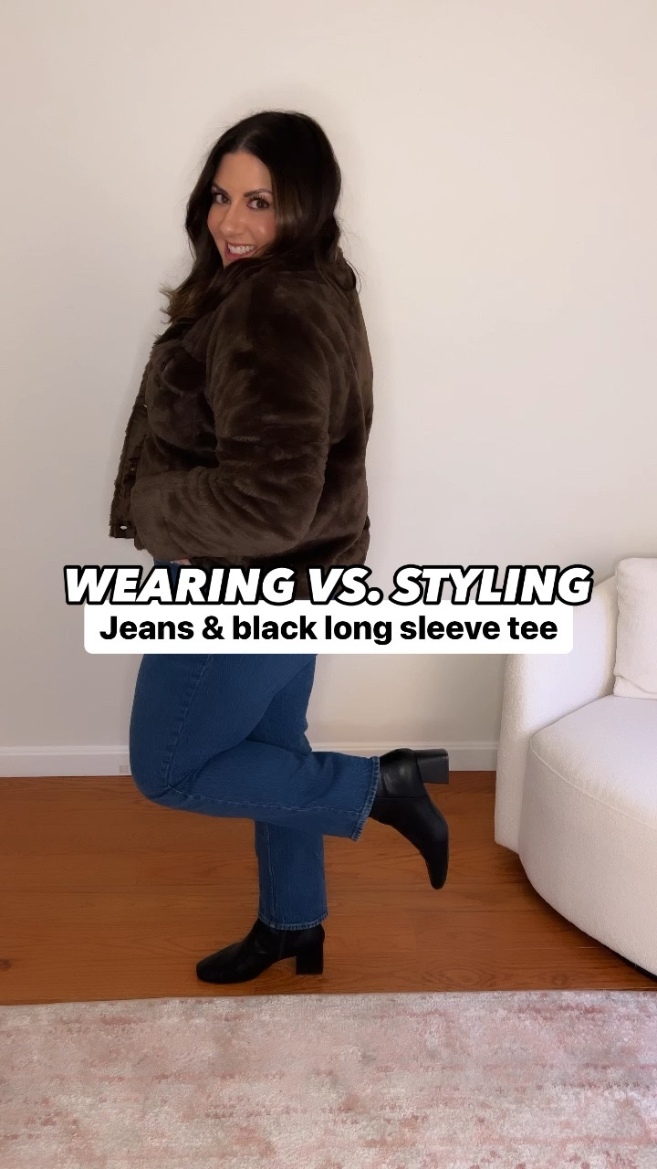 Wearing an XL in this Walmart faux fur coat 🩷 

#LTKmidsize #LTKfindsunder50 #LTKSeasonal