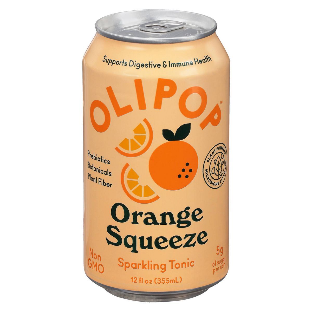 OLIPOP Orange Squeeze Prebiotic Soda - 12 fl oz | Target
