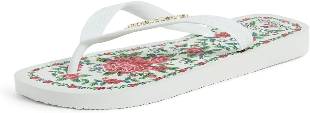 Havaianas Women's x Farm Rio Flower Tapestry Flip Flops | Amazon (US)
