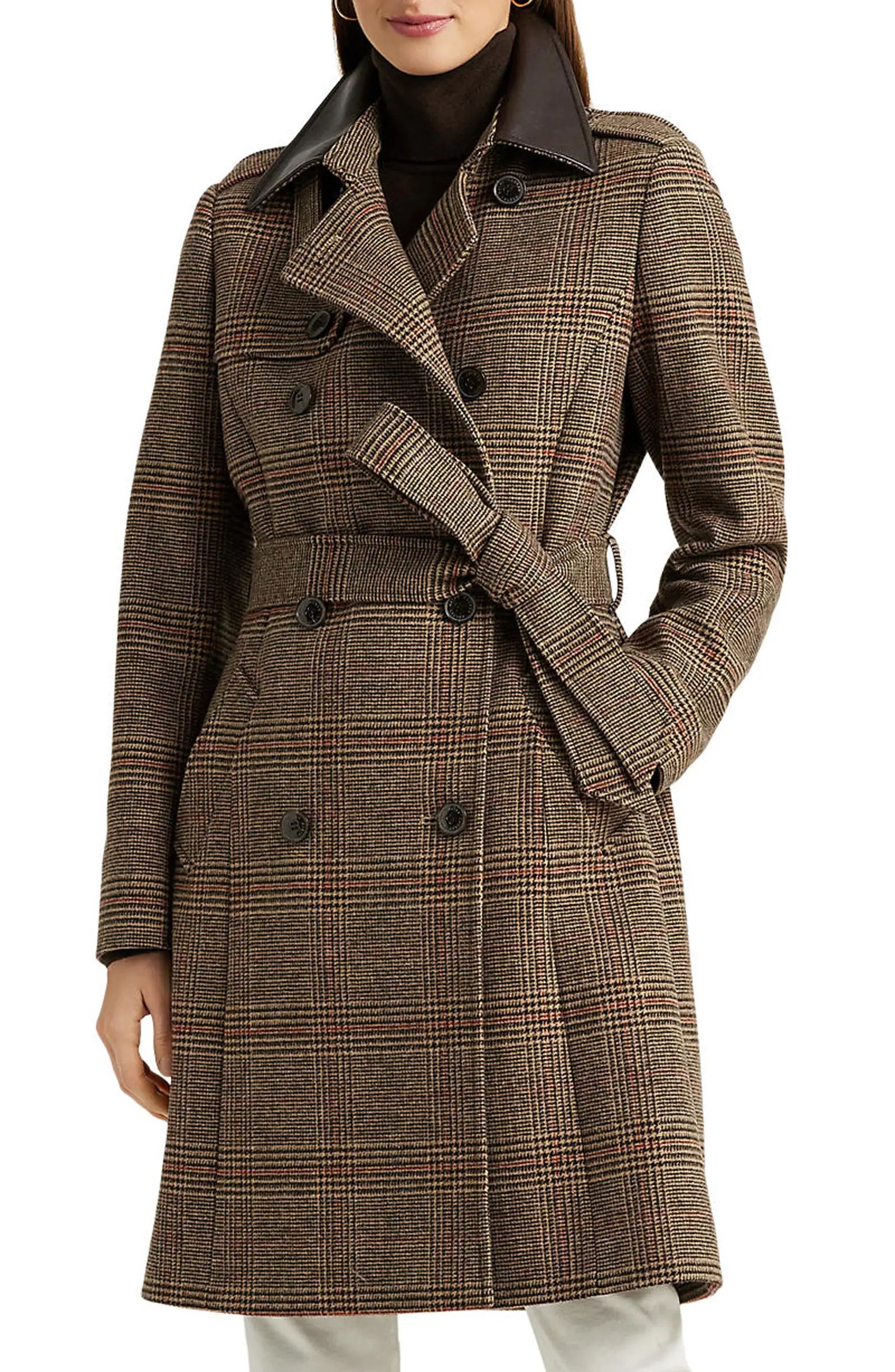 Houndstooth Trench Coat | Nordstrom