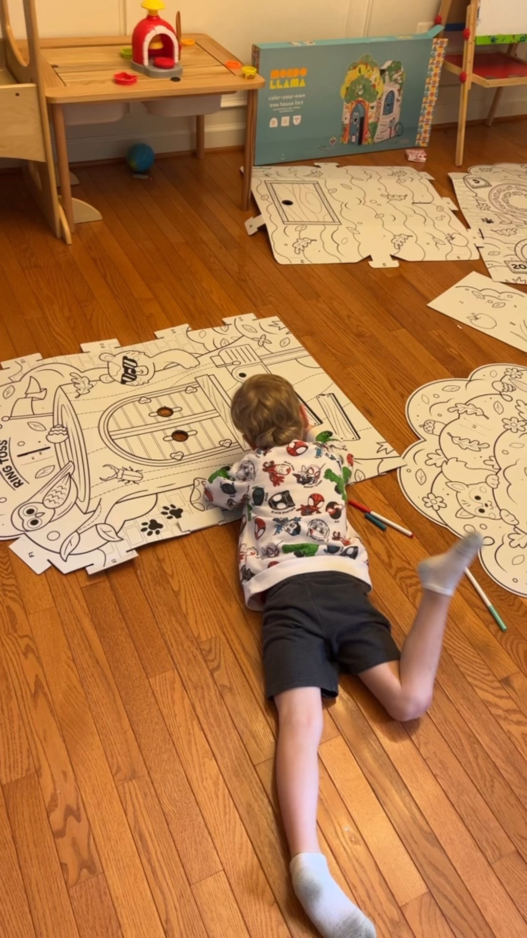 Our favorite Mondo Llama activity is back at Target! My kids love coloring these cardboard play houses. The best rainy afternoon activity during the summer! 

#LTKKids