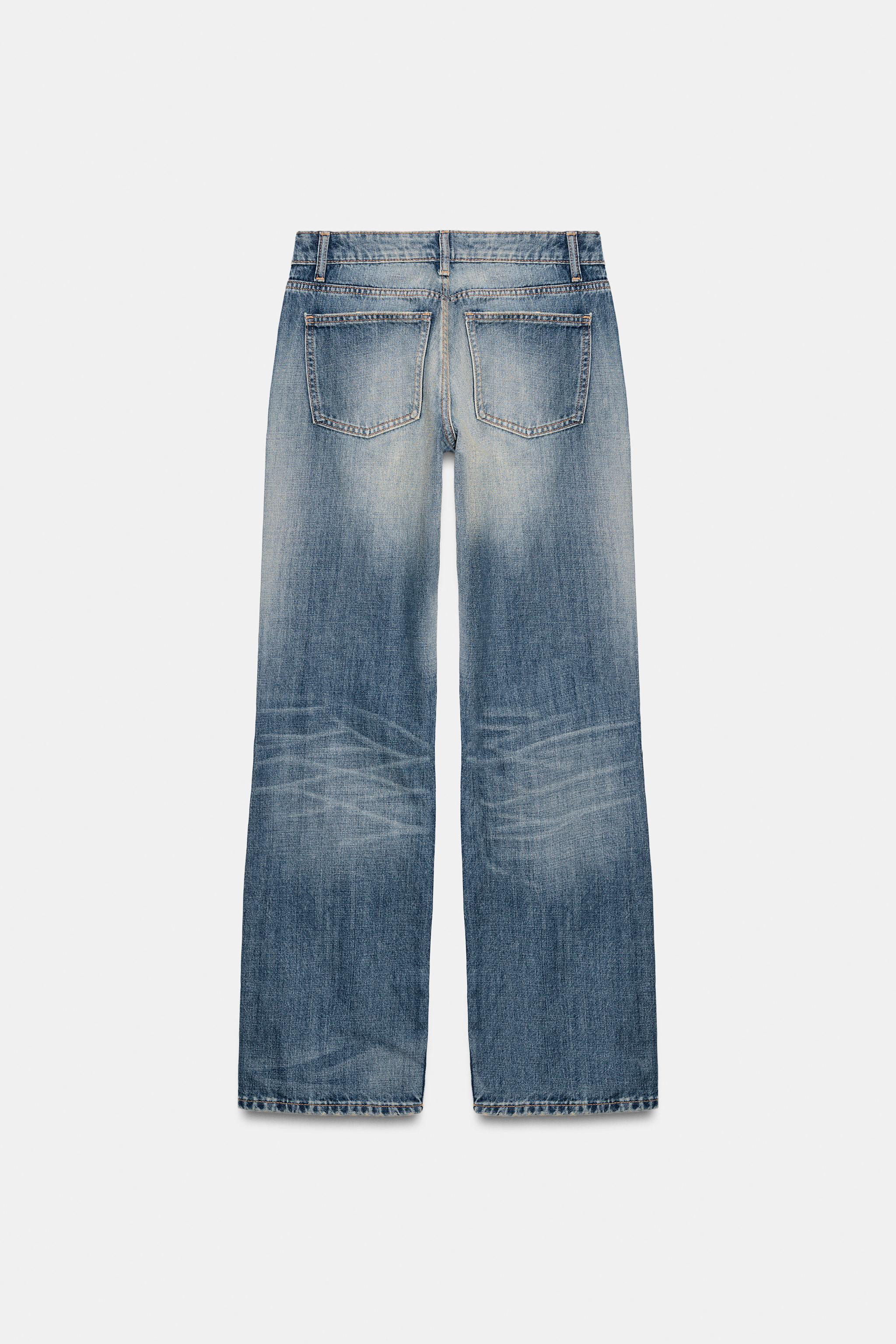 TRF LOW RISE WIDE LEG JEANS | Zara US