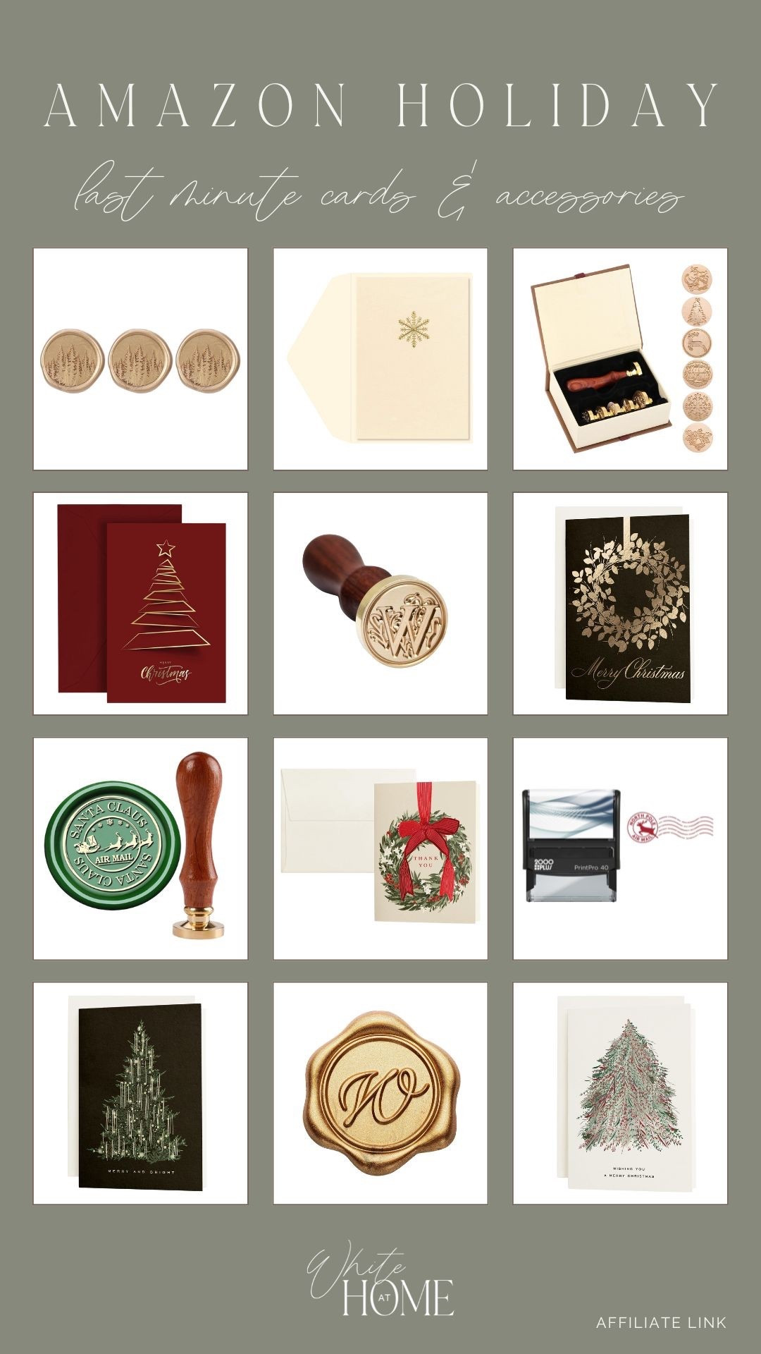 If you’re wanting to send out holiday cards but didn’t have the time to get something personalized, these options are perfect! Classy, elegant, and traditional. 

#LTKGiftGuide #LTKHoliday
