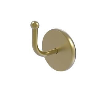 Skyline Collection Robe Hook in Satin Brass | The Home Depot