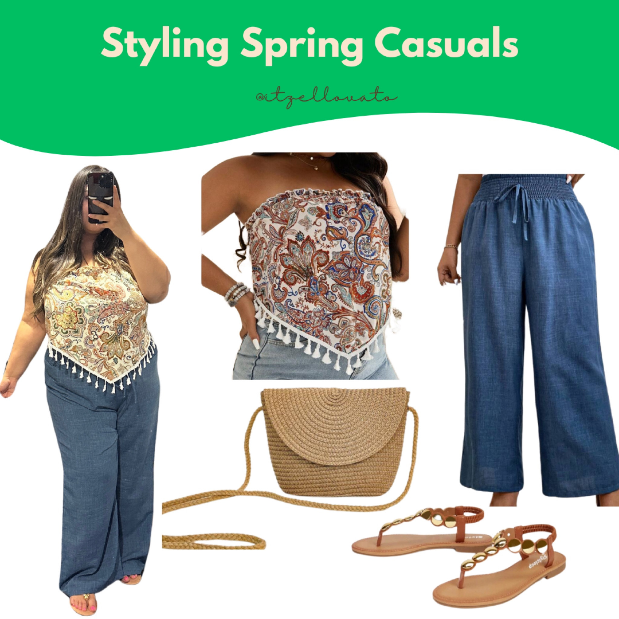 styling spring outfits. Cute casual outfit. 

#LTKPlusSize #LTKMidsize #LTKStyleTip