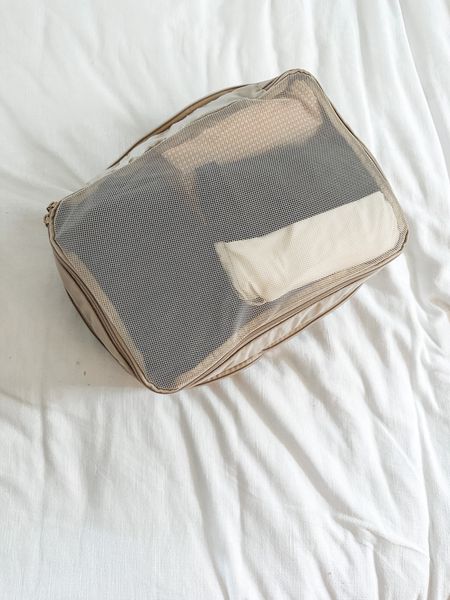 Packing cubes are something that I will shout from the mountaintops about - they are so convenient and makes packing during travel a breeze! I love the extra organization, especially with little kids. Pro Tip: choose a different color for each person in your family to keep track of everyone’s clothes much easier! The exact beige set that I have from Bagsmart is no longer available, but they have lots of incredible packing cube sets!

#LTKFind #LTKhome #LTKtravel