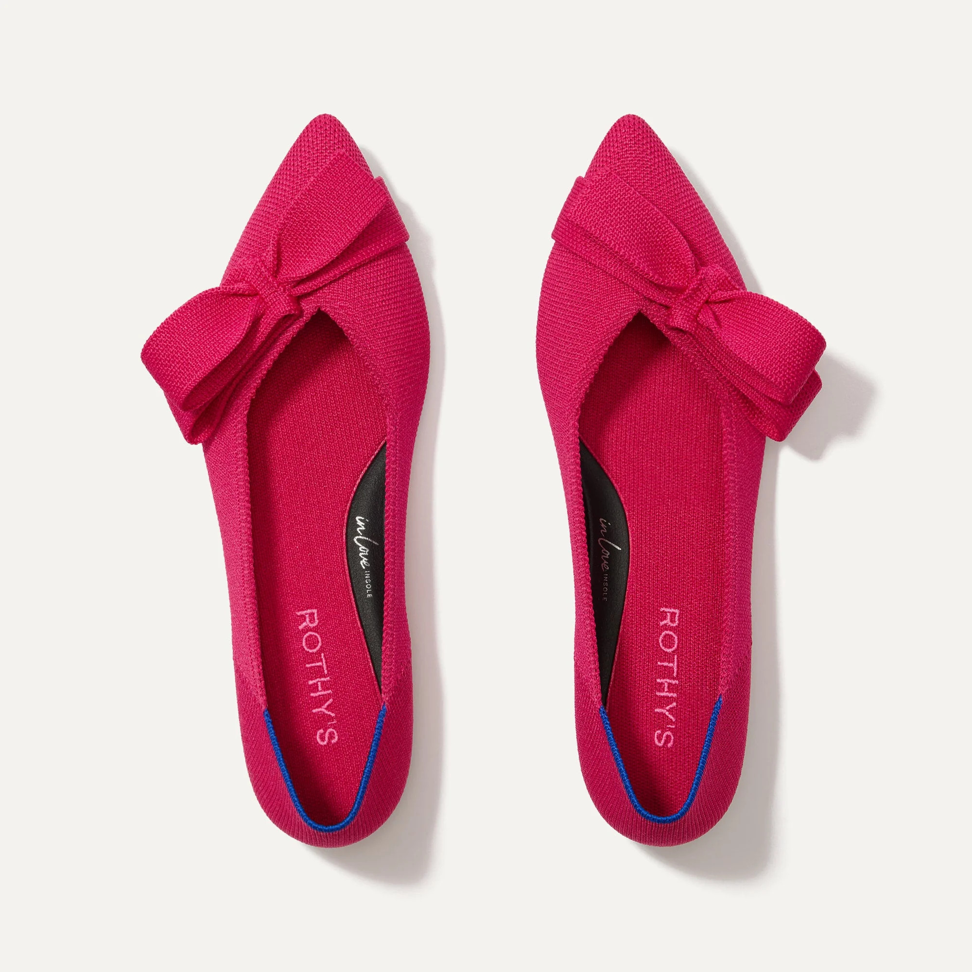 The Bow Point II in Rouge | Women's Flats | Rothy's | Rothy's