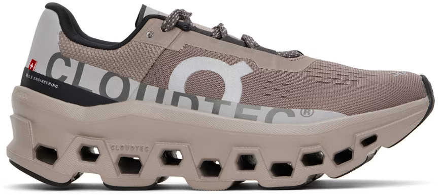 On - Taupe Cloudmonster Sneakers | SSENSE