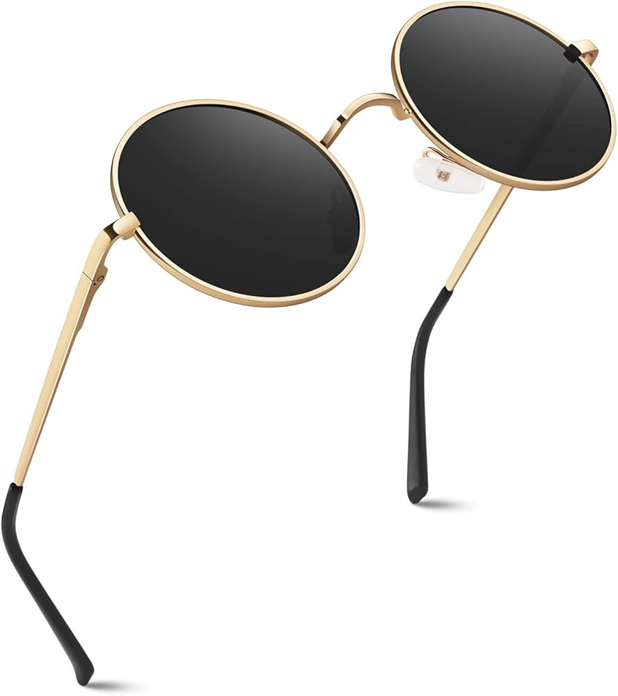 GQUEEN Retro Runde Polarisierte Sonnenbrille Herren Damen UV400 Schutz MEZ1 : Amazon.de: Fashion | Amazon (DE)