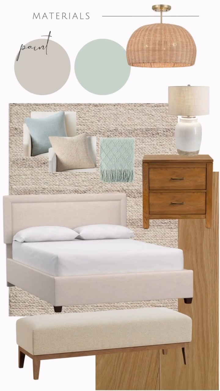 ✨ the perfect look for a bedroom refresh! 

.

.

#interiordesign #sherwinwilliams #eastmandesignco 
#home #refresh