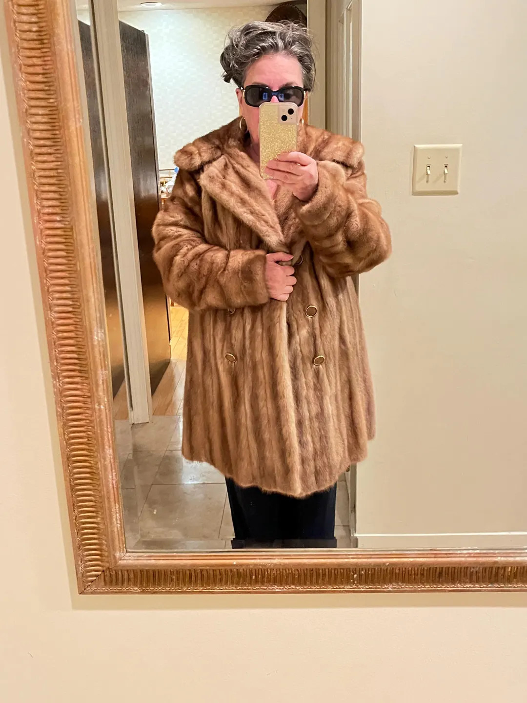 Brown Mink Coat, Natural Mink Coat, Real Fur Coat, Winter Wedding Fur, Classic Fur Coat, Real Min... | Etsy (US)