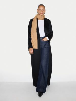 Wool Super Maxi City Coat | Black | Jigsaw (UK)