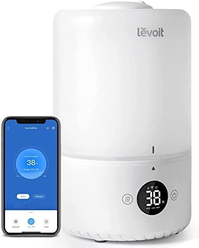 LEVOIT Smart Cool Mist Humidifiers for Bedroom, Top Fill Essential Oil Diffuser with Sensor, Auto... | Amazon (US)