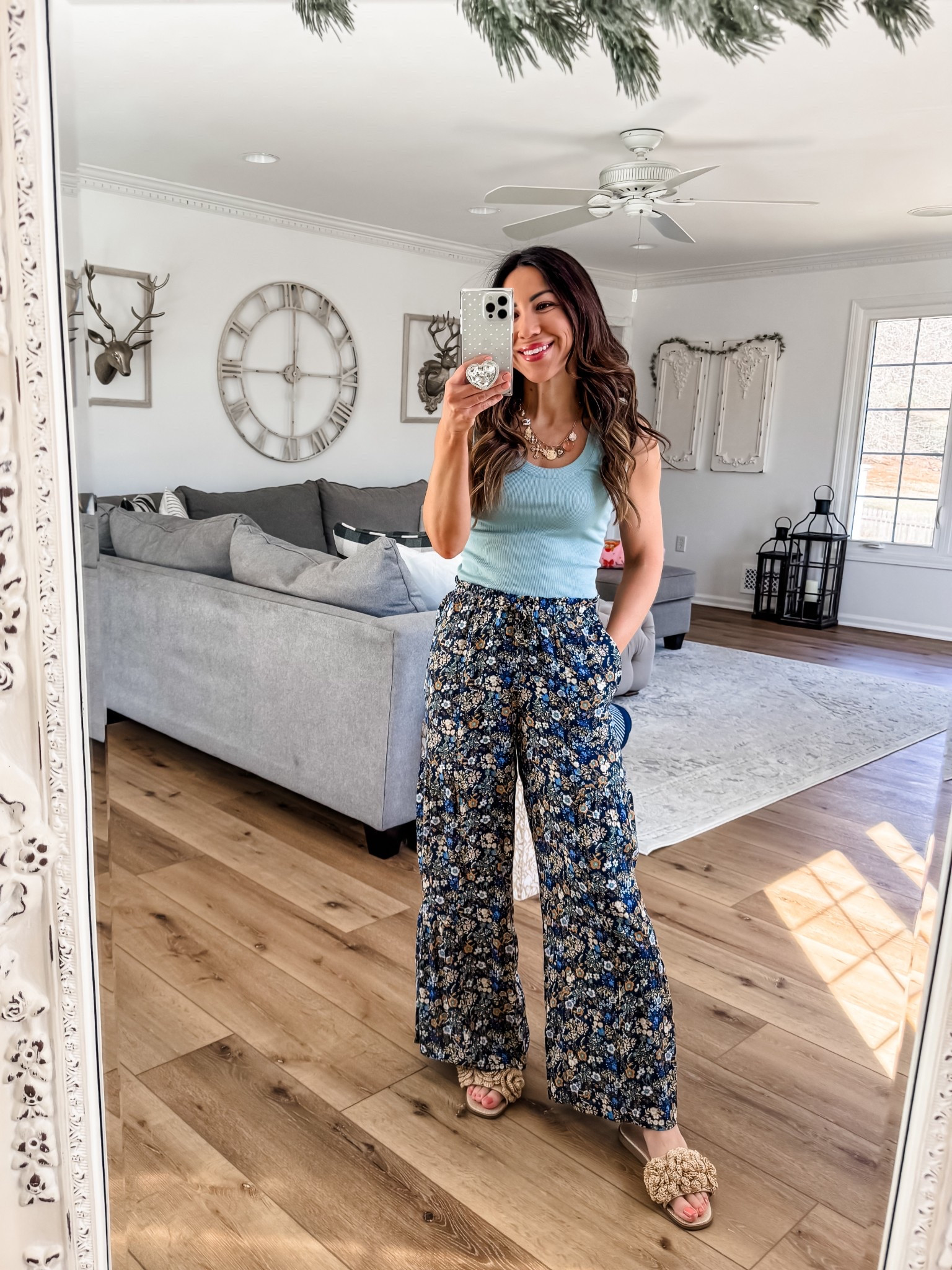 Small short floral pants. Tank xs. Maurice’s. Maurice’s 

#LTKSaleAlert #LTKOver40 #LTKFindsUnder50