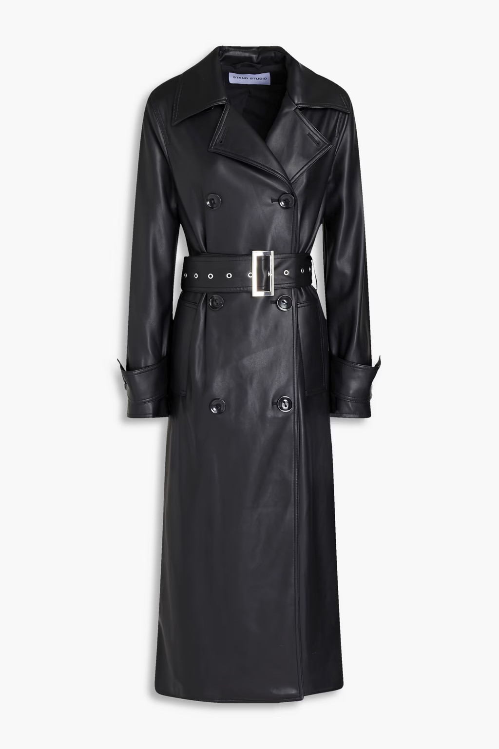 Malou faux leather trench coat | The Outnet (UK and Europe)
