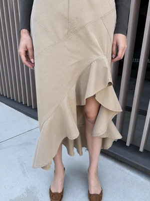 Livia Midi Ruffle Skirt | Benaar La